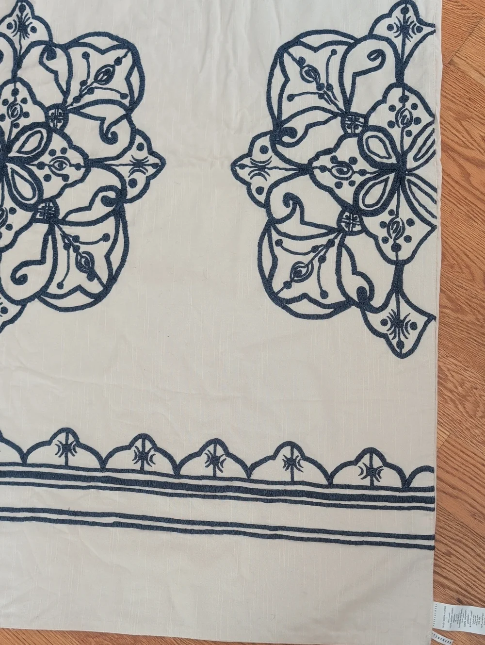 Pottery Barn Medallion Printed Tablecloth